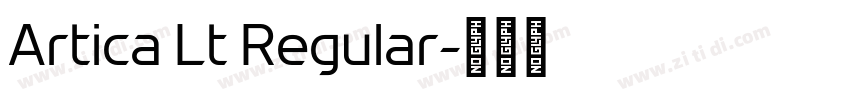Artica Lt Regular字体转换